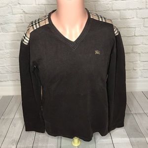 Burberry Long Sleeve Brown/Plaid Shirt